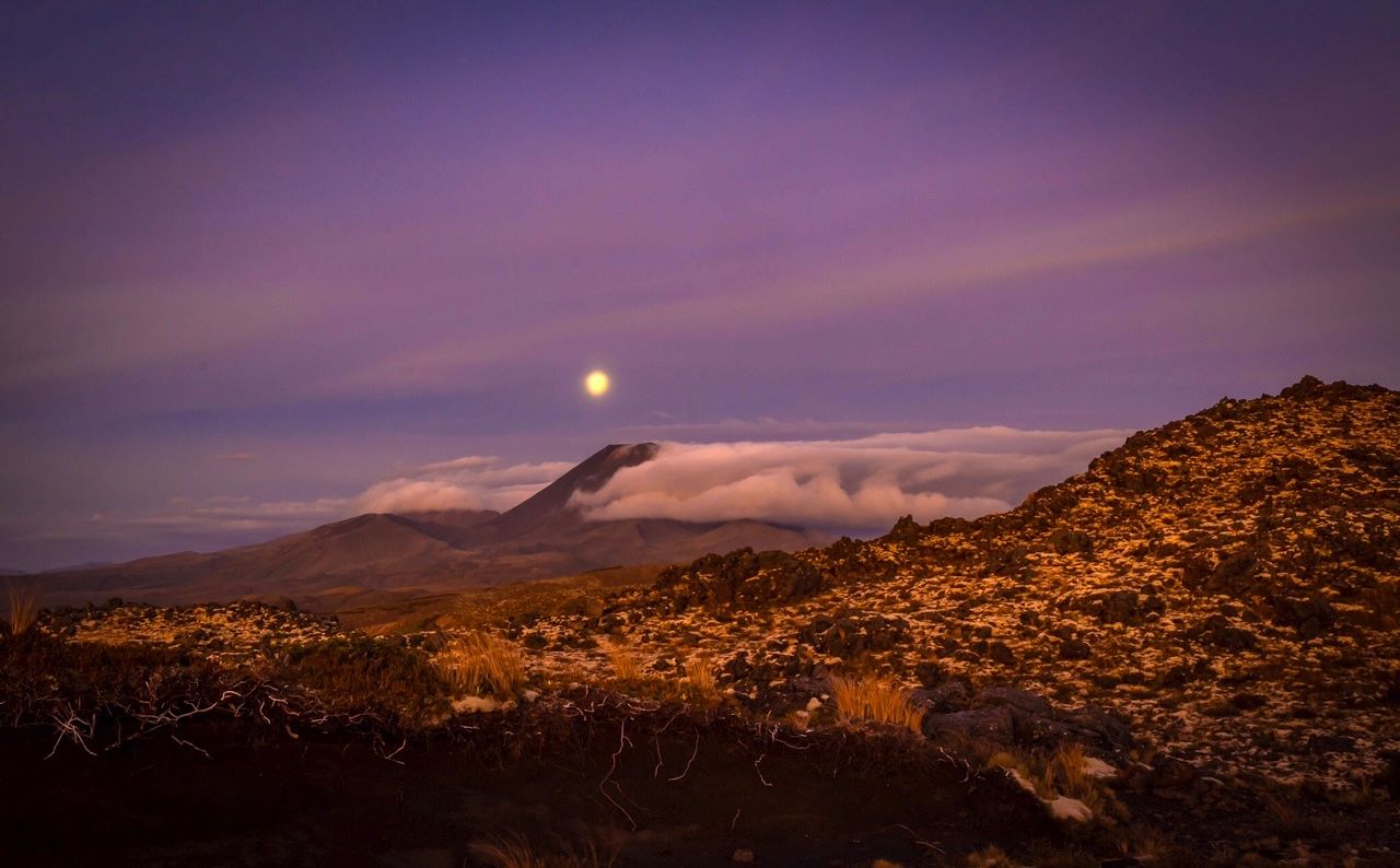 Moonrise at Sunset