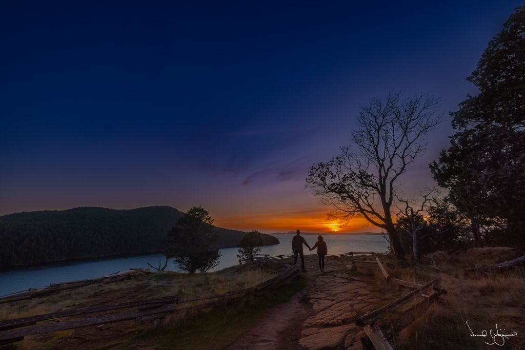 Together at Sunset 